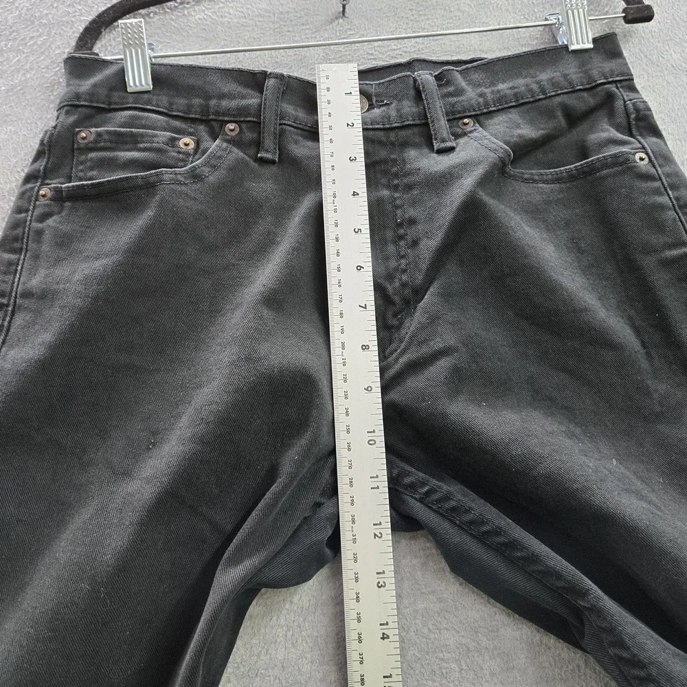 Levi's 513 Men Jeans 32X32 Black Denim Slim Straight 31